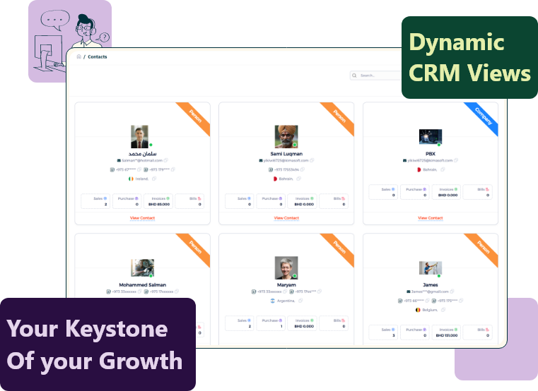 Invent ERP CRM module designed to add Banking details for seamless transactions.