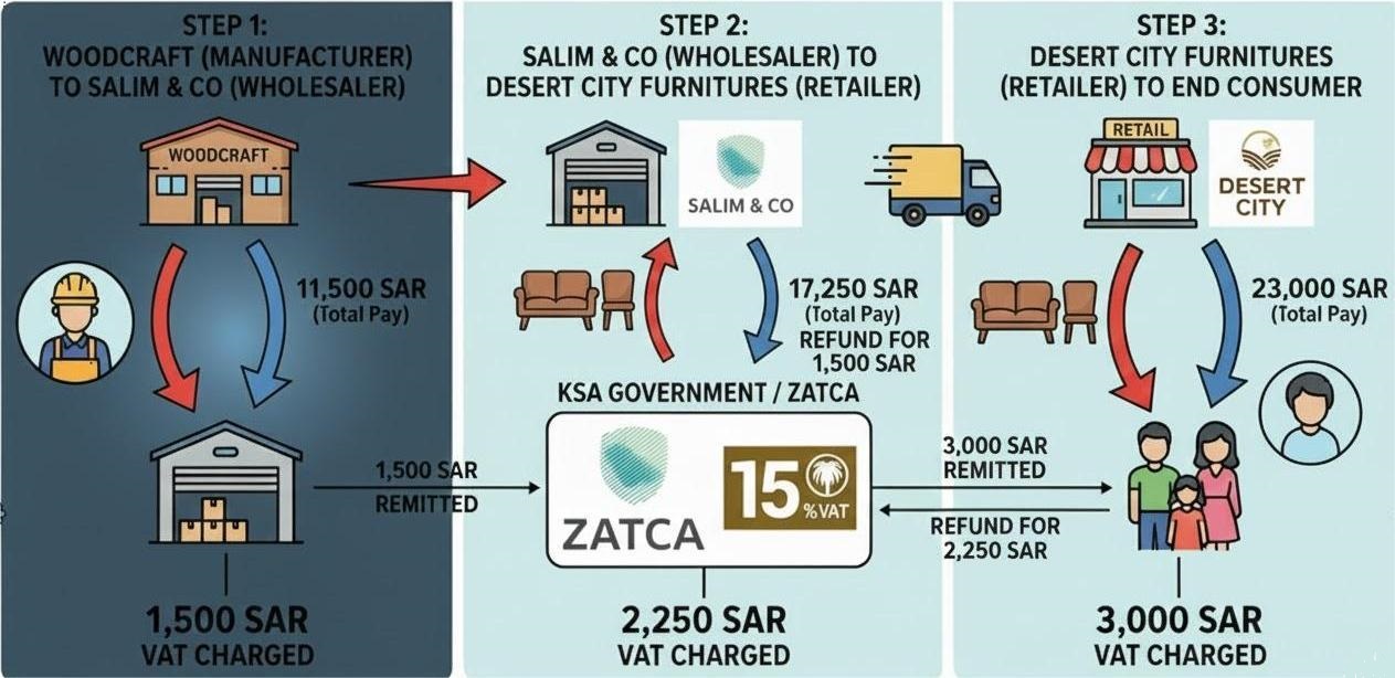 VAT Example Supply Chain