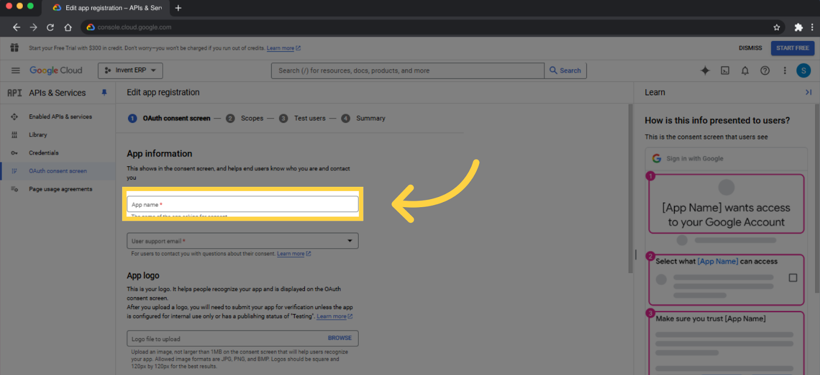 الخطوة 11 - Google OAuth