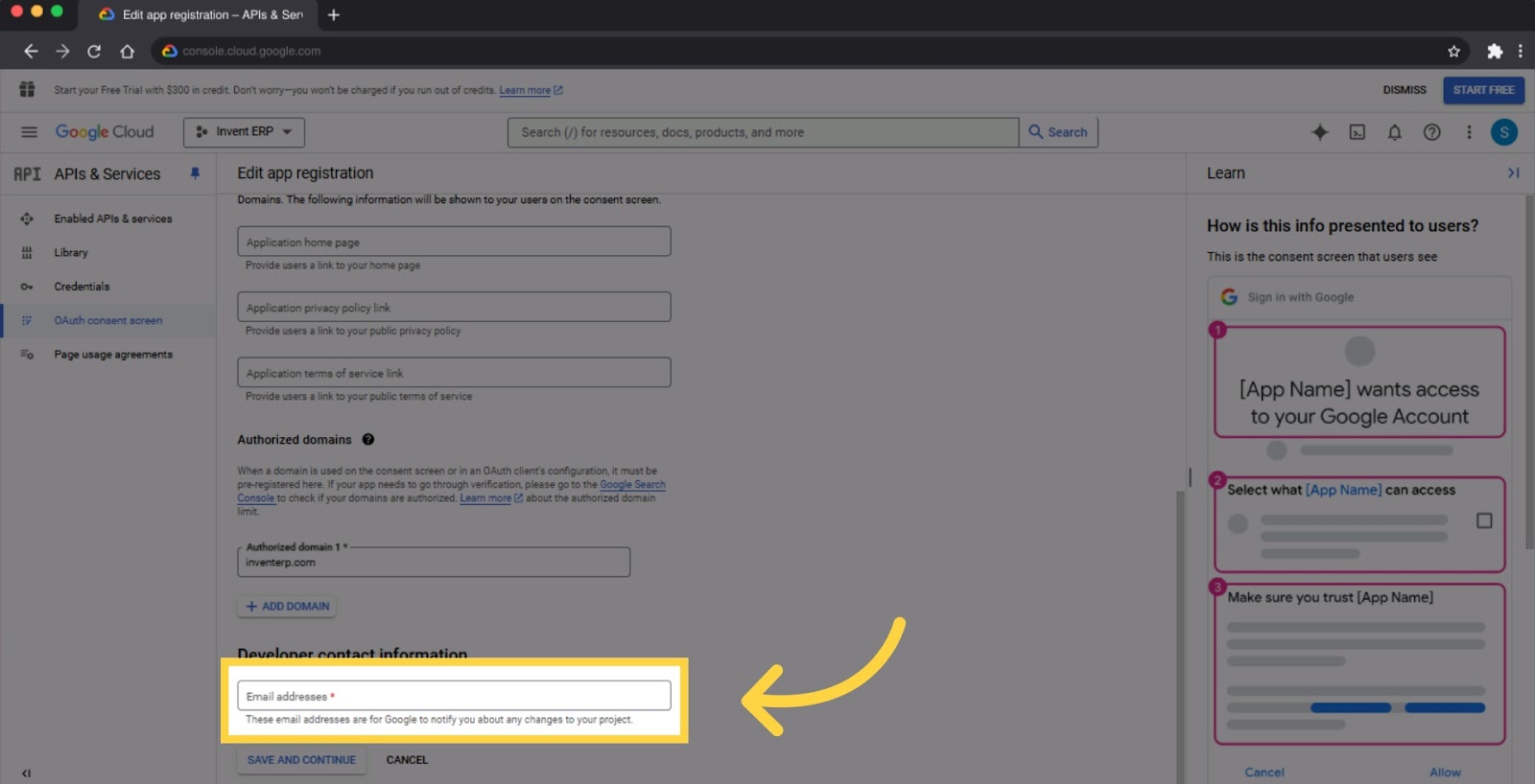 الخطوة 15 - Google OAuth