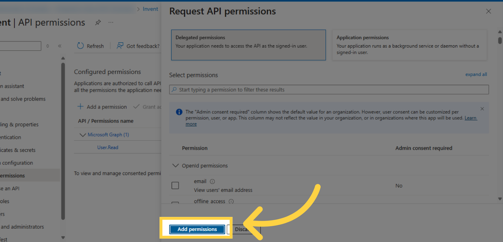 الخطوة 24 - Outlook OAuth