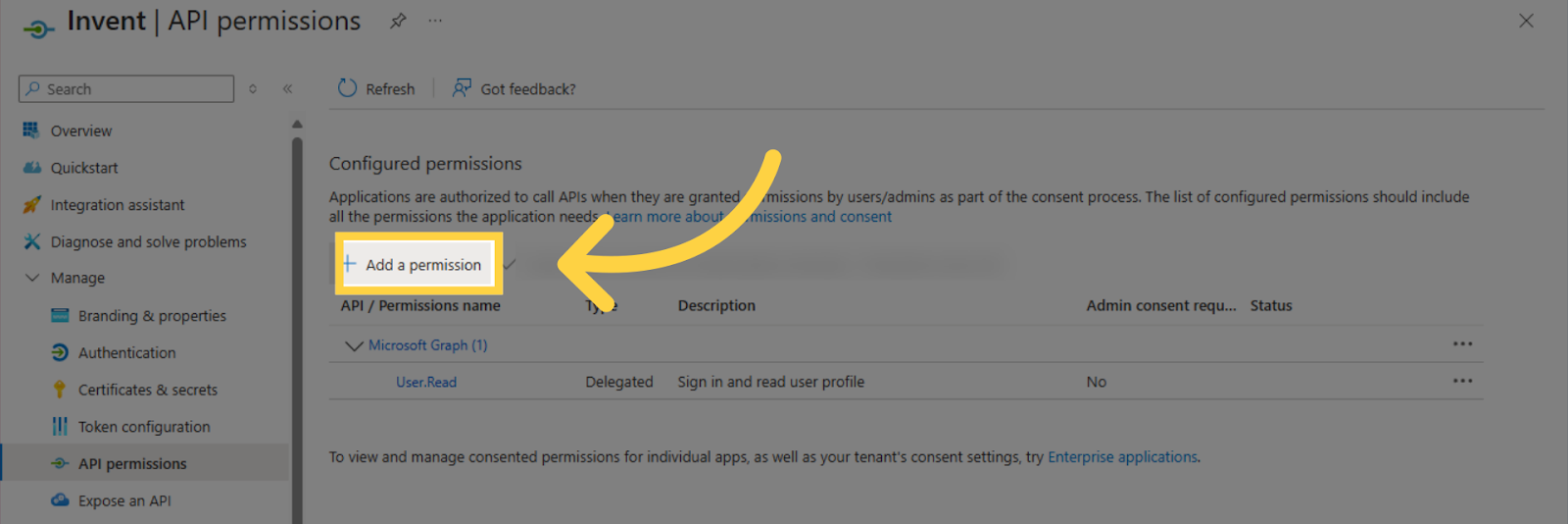 Step 20 - Outlook OAuth